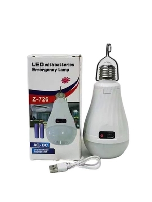 2- LED аварийная лампа 15W E27 B22 Литий-ионная аккумуляторная батарея AC/DC