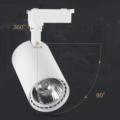 10W 4-фазный проволочный регулируемый COB Spot Mini Rail LED Track Light с современным дизайном