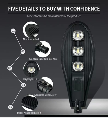AC 85-265V Входное напряжение 20W 1800lm аварийный уличный светильник с датчиком и водонепроницаемым