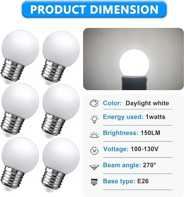 G45/Golfball LED Bulb/5W Настраиваемое домашнее освещение Внутреннее освещение 110v/220v светодиодная лампа