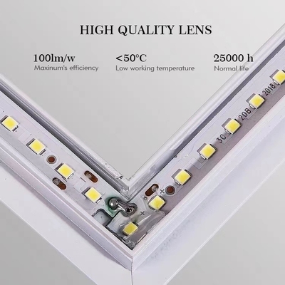 Домашний офис 40W складной 60 * 60cm светодиодный панель световой рамки с алюминиевым сплавом материала