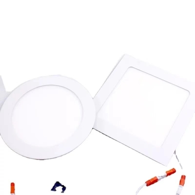 Продолжительность жизни 15000 часов AC 85-265V 6W 12W 18W 24W Slim Round and Square LED Panel Light