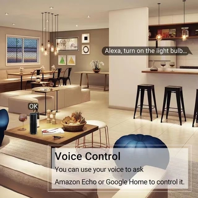 Снижаемая беспроводная Bluetooth Внутренняя умная светодиодная лампочка с RGB светом и управлением TUYA APP
