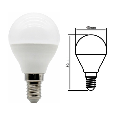 G45/Golfball LED Bulb/5W настраиваемый алюминиевый внутренний свет 110v/220v LED лампа для дома