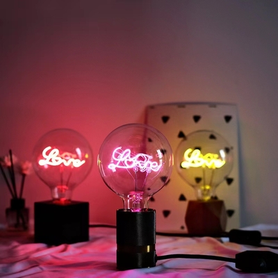 80 Ra Clear Amber G125 Series Dimmable LED Filament Bulb Ручная кнопка переключателя режима 4W