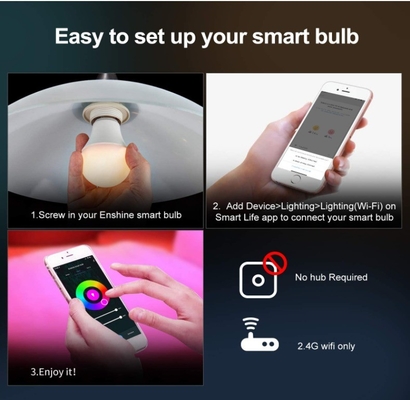 Дистанционное управление Smart WiFi GU10/MR16 Spot Bulb с поддержкой Google Alexa и затемнения