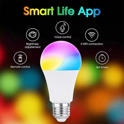 Алюминиевая умная лампочка Zigbee Wifi LED с мобильным приложением и голосовым управлением Google Alexa