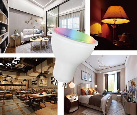 CE UKCA сертифицированный 5W 120D Smart Wifi APP Голосовой контроль GU10/MR16 LED Spot Light Hotel