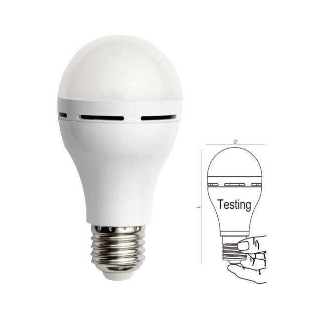 Заряжаемая лампа 7w E27 B22 для аварийного освещения в 6000K Daylight Alert